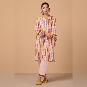 BONANZA SATRANGI PAKISTANI DESIGNER DRESS 2 PIECE